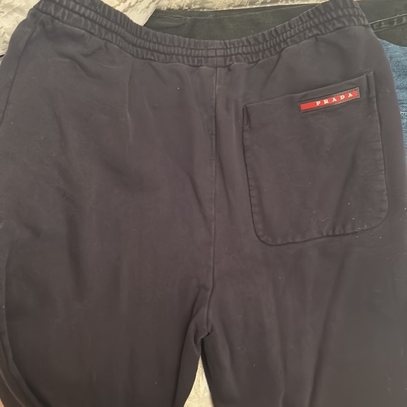 Men’s Prada black sweatpants size large